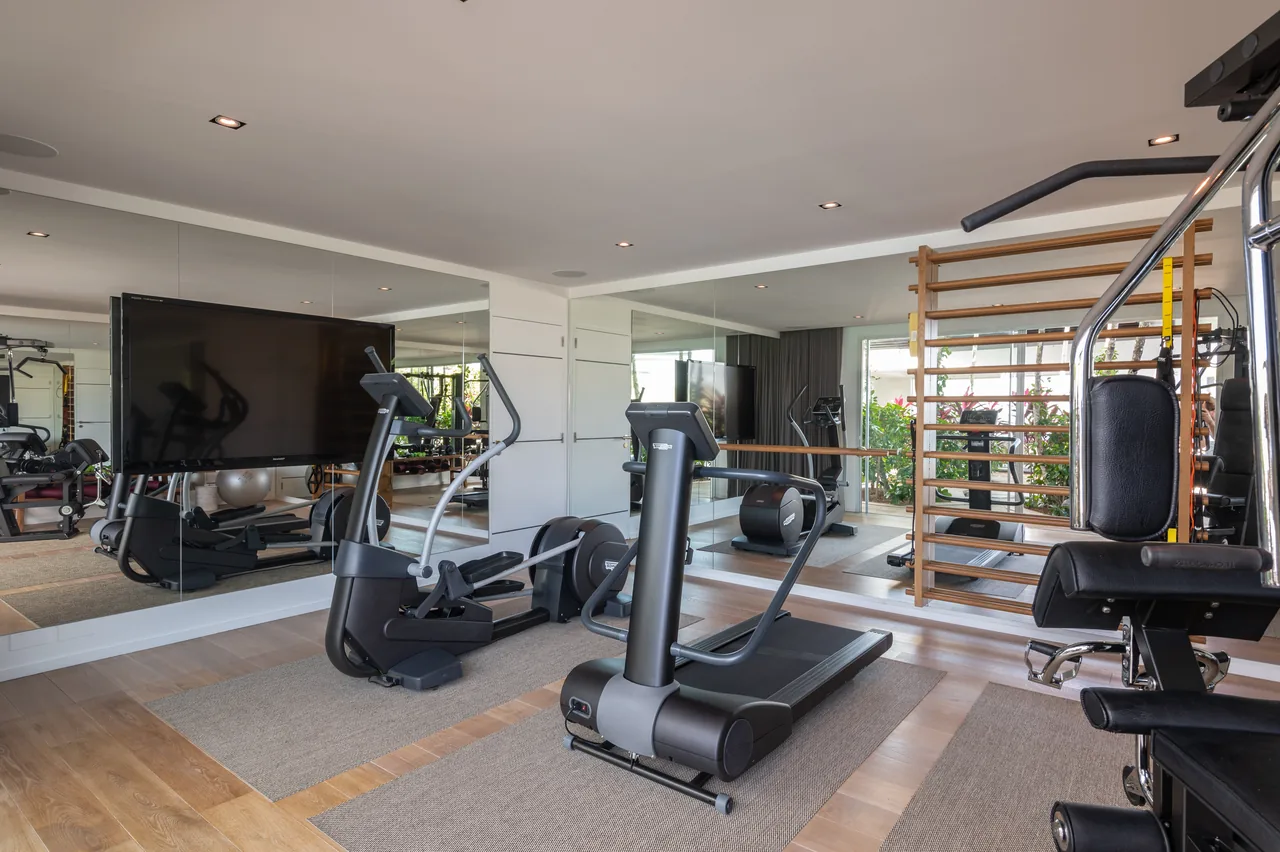 The gym equipment