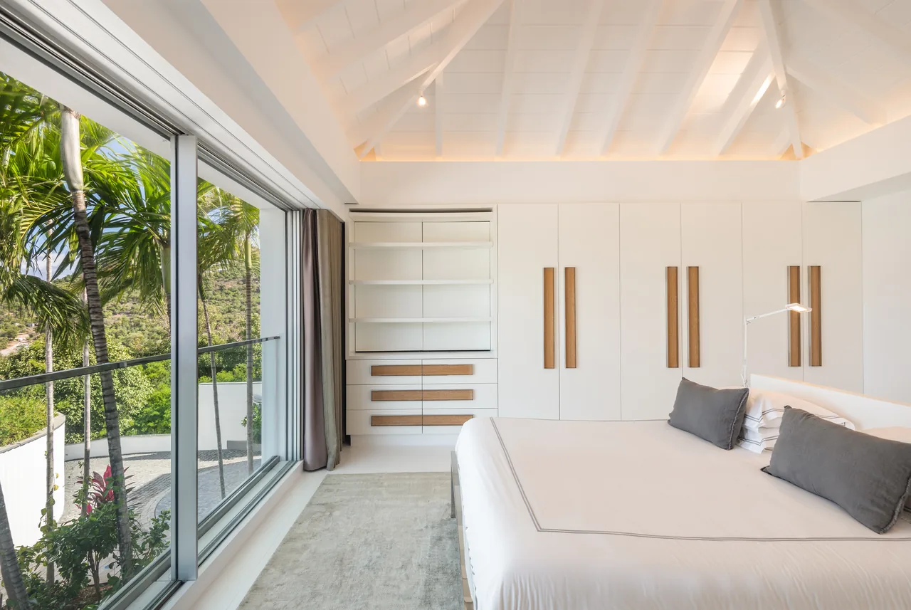 Bedroom 2 — opening onto the garden