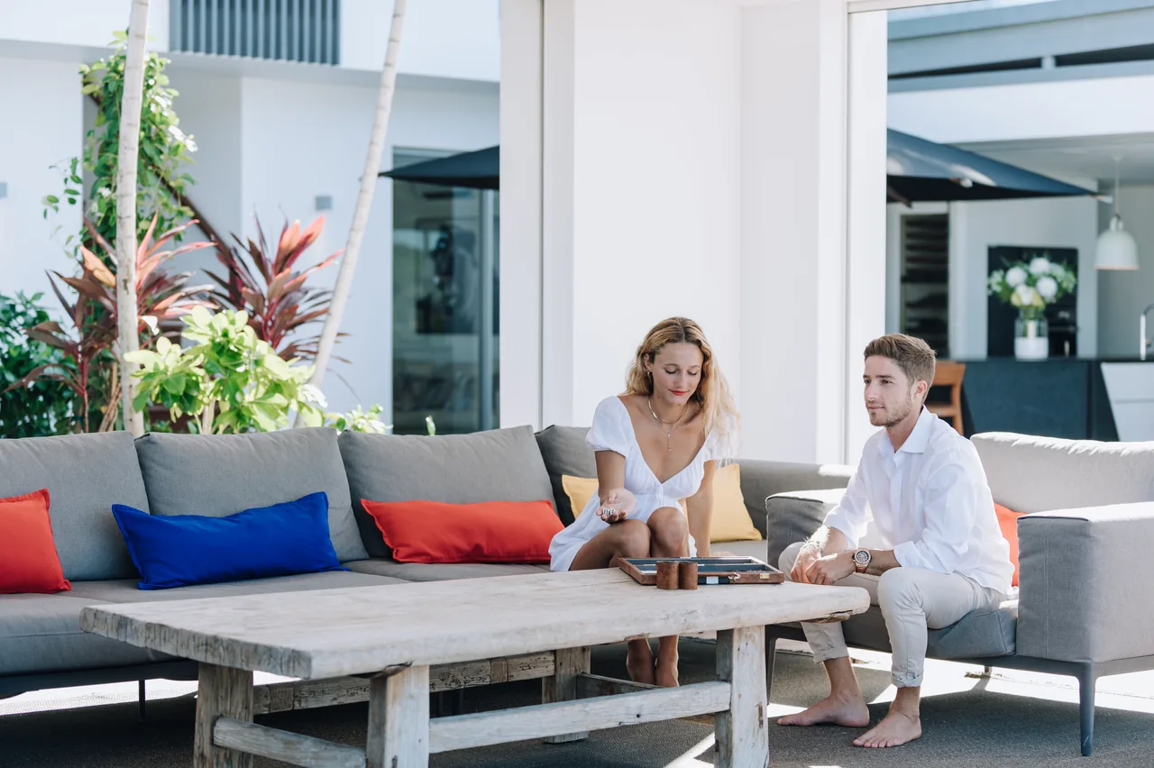 Together on the deck